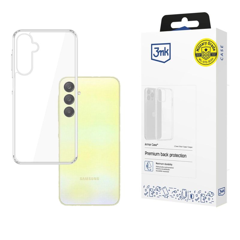 3mk Armor Case for Samsung Galaxy A26 5G - Transparent