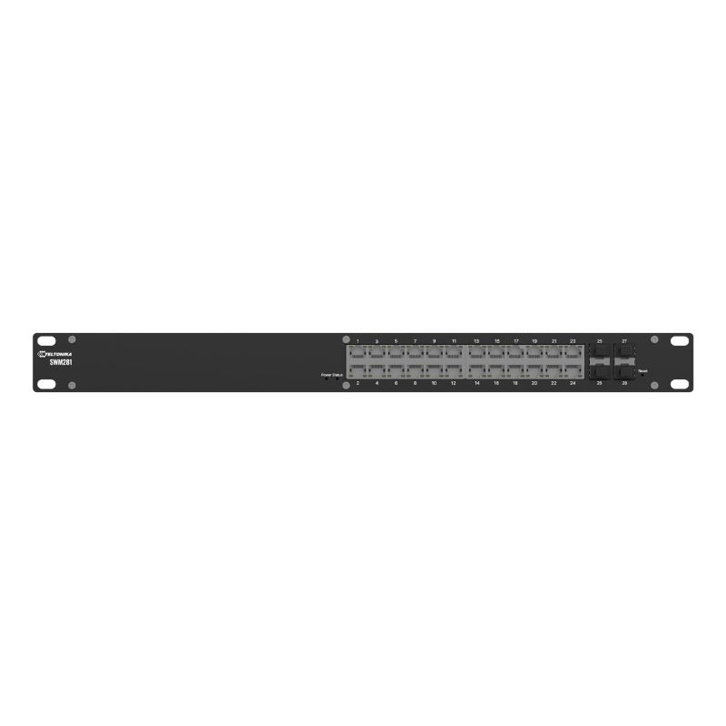 Teltonika SWM281 Managed L2+ Gigabit Ethernet (10/100/1000) Black