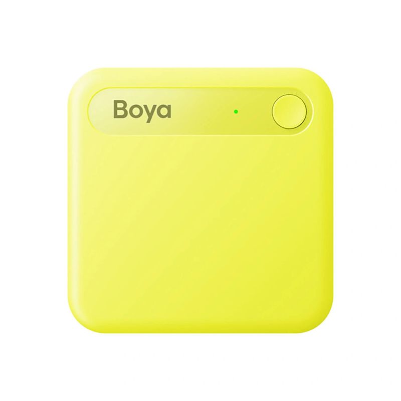 BOYA Notra Neo Voice Recorder with AI Transcription - Yellow