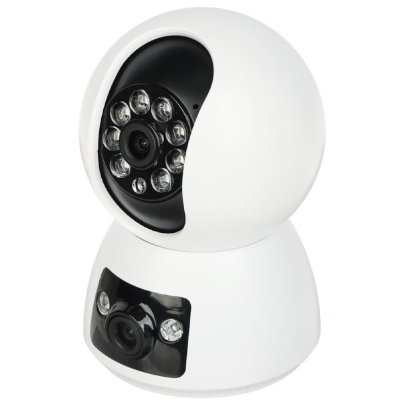 APTI-W21A1-TUYA Tuya Smart Wi-Fi Dual Indoor Pan & Tilt IP Camera, - 1080p 2 X 3.6 mm