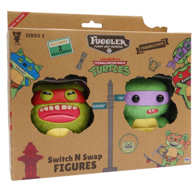 FUGGLER S2 SWAP & STYLE FIGURES – 2-PACK (RAPHAEL & DONATELLO)