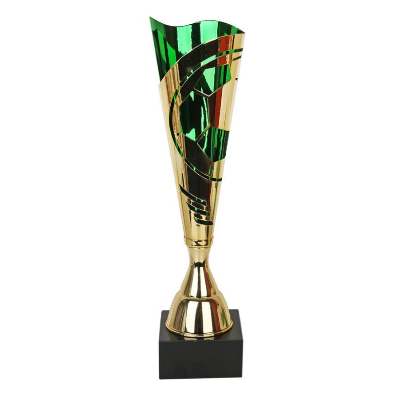 Gold-Green Metal Trophy