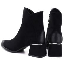 Potocki Stivali suede high-heeled ankle Potocki