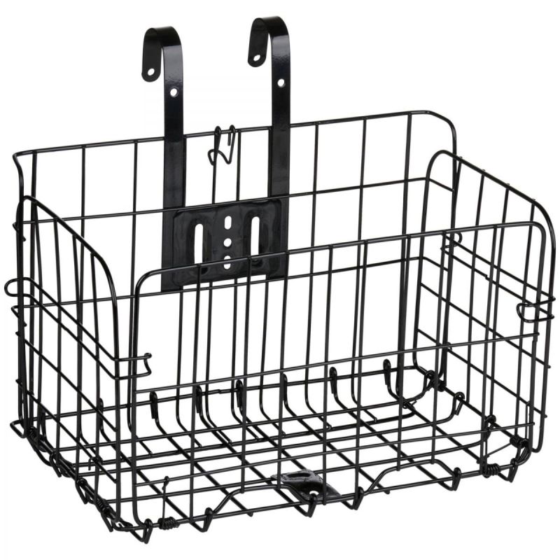 DUNLOP FRONT FOLDABLE BICYCLE BASKET 34X20X23CM