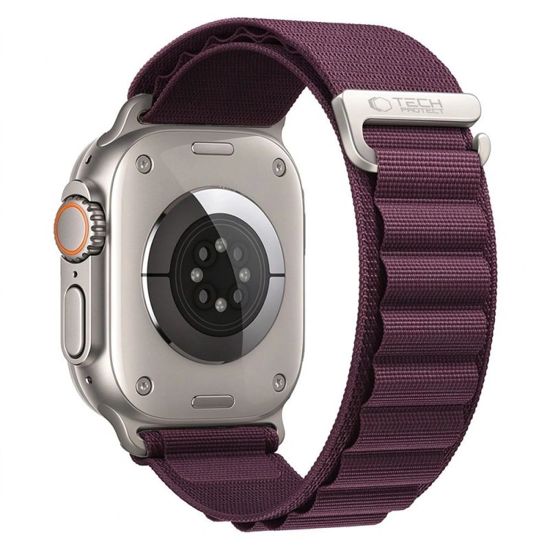 Tech-Protect Nylon Pro Band for Apple Watch 44 / 45 / 46 / 49 mm – Burgundy