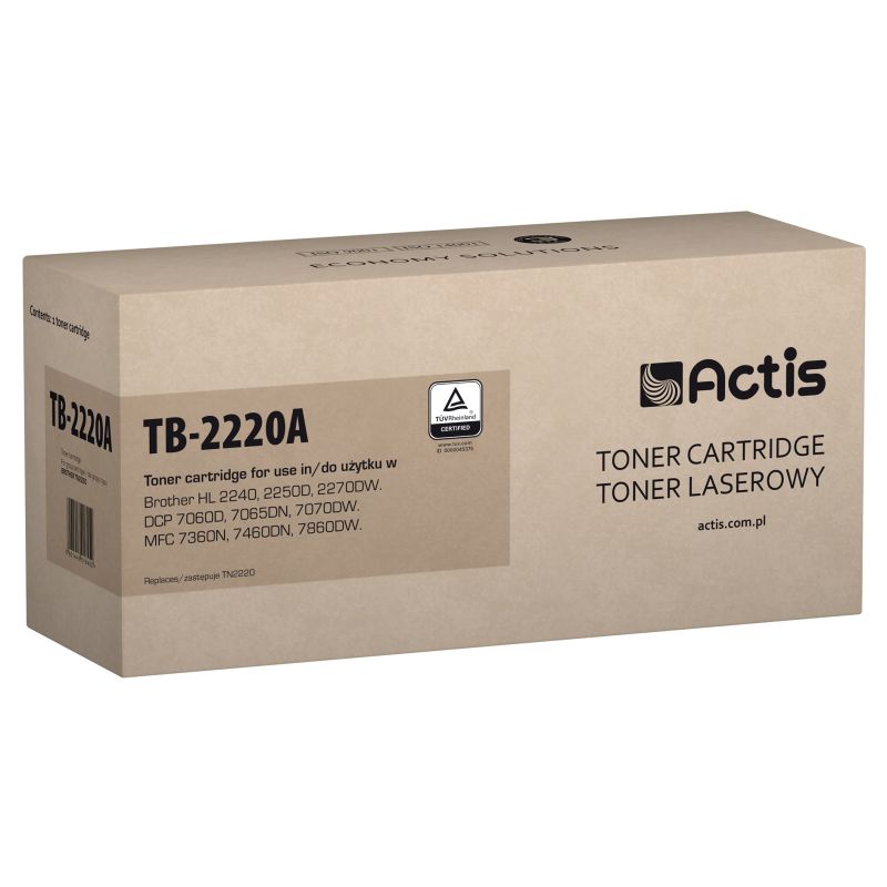 Actis TB-2220A Toner (replacement for Brother TN-2220, TN2220; Standard; 2600 pages; black)