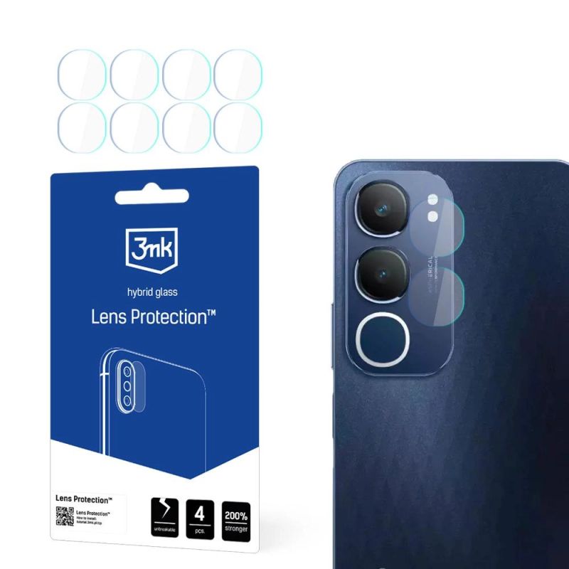 3mk Lens Protection Hybrid Glass for Camera Lens on Vivo Y19s