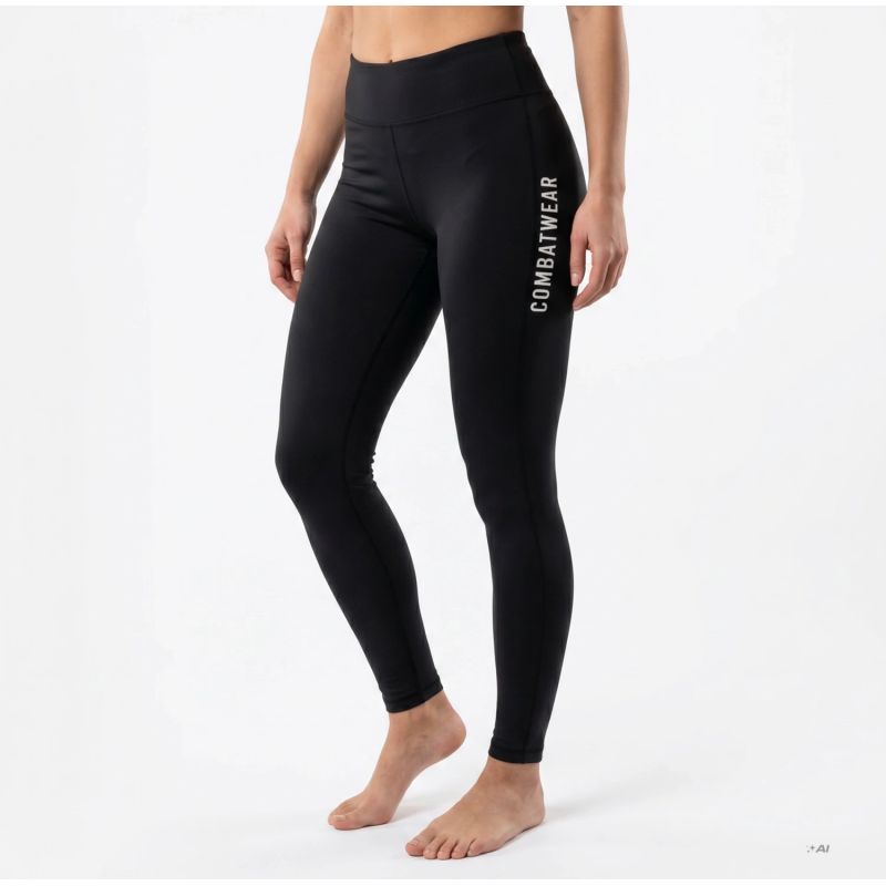 Women's long black COMBATWEAR leggings | DBX Bushido