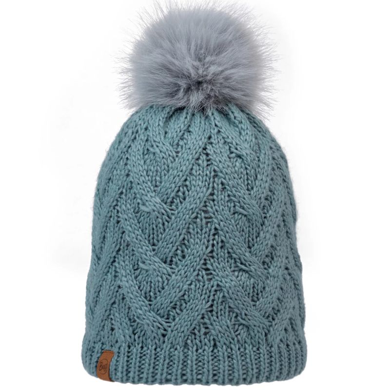 Buff Knitted Fleece Caryn Beanie 13674377010 Green One Size