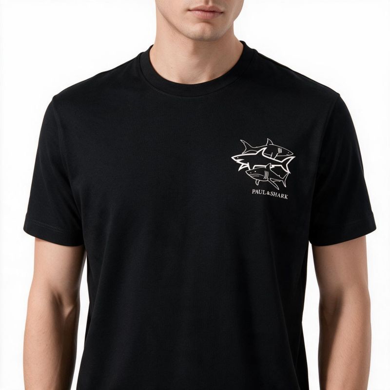 Paul&Shark Maglietta cotton, model classic cut, high-quality cotton