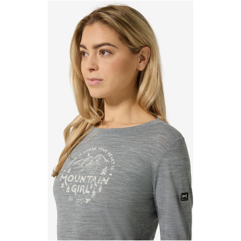No brand Camicia Super.natural Mountain LS Long-Sleeve Cashmere Mel/Wht Stone