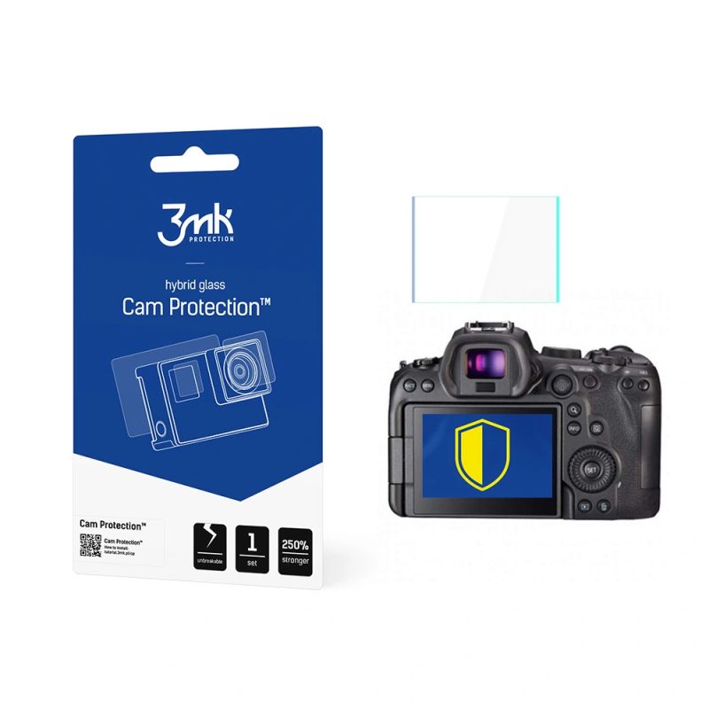 3mk Cam Protection Glass for Canon EOS R6