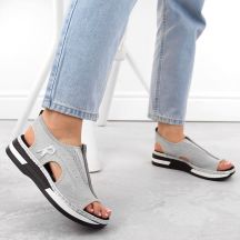 Rieker Sandali metallic comfortable slip-on