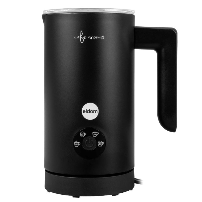 ELDOM SI560C FOMI Milk Frother, 500 W, Black, 300 ml, Frothing and Heating