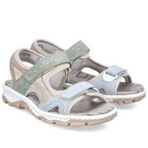 Rieker Sandali Comfortable sports with Velcro colorful Rieker
