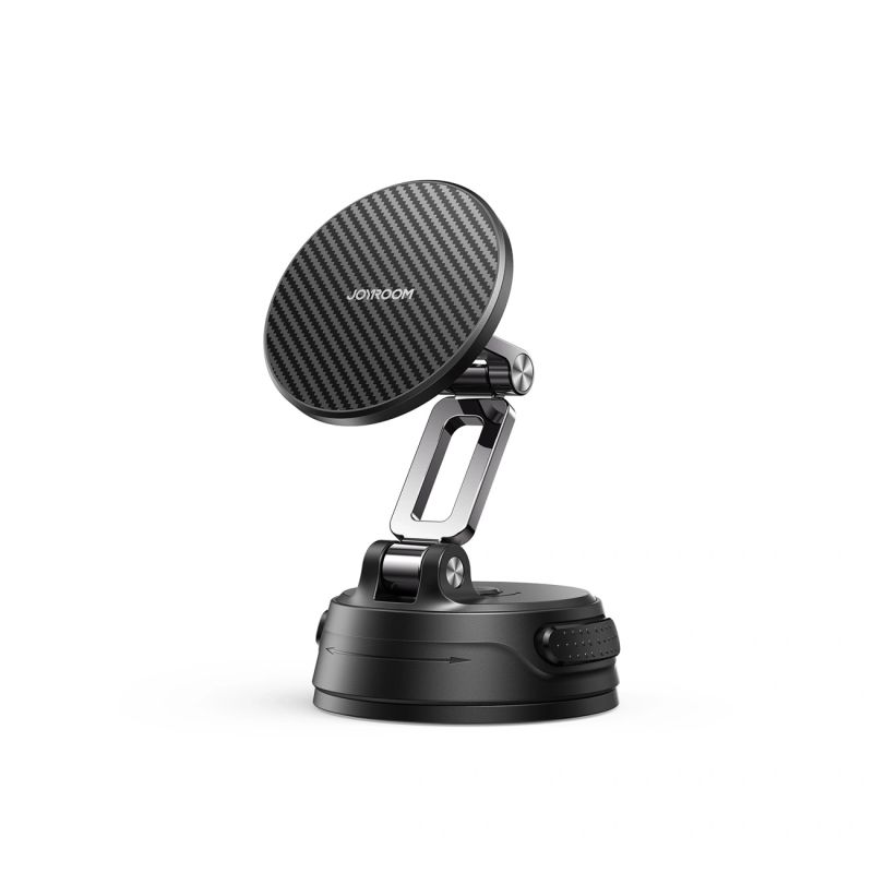 Joyroom JR-ZS510 Gel Suction Cup MagSafe Foldable Car Phone Mount - Gunmetal Black