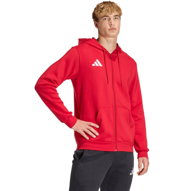 Men's adidas Entrada 26 FZ Hoody red KF5944