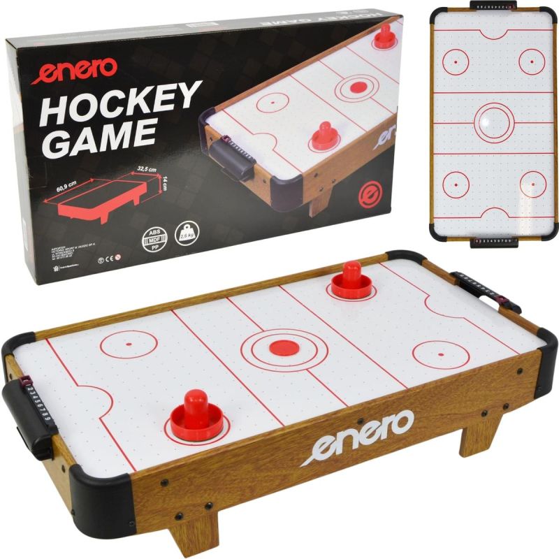 TABLE GAME AIR HOCKEY 60x32.5x14CM WOODEN ENERO