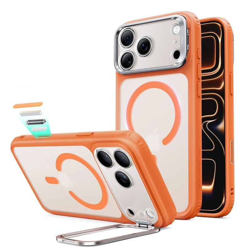 ESR Classic Hybrid Kickstand MagSafe Case for iPhone 18 Pro / 17 Pro - Matte Orange
