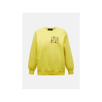 Peak Performance Felpa Terry Graphic Crew