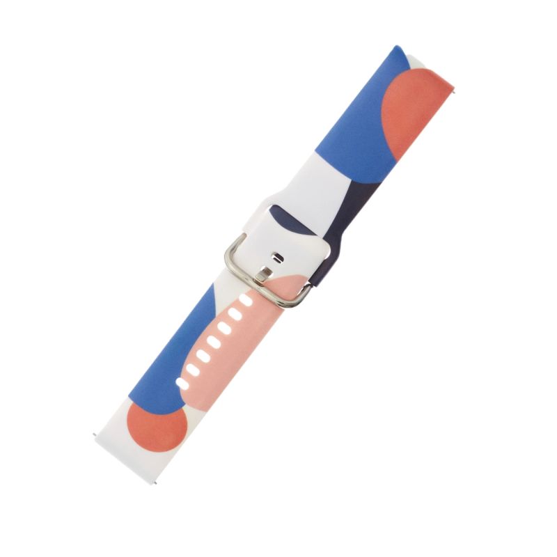 Strap Moro for Samsung Galaxy Watch 45 / 46 / 47 mm silicone bracelet watch band - pattern 10