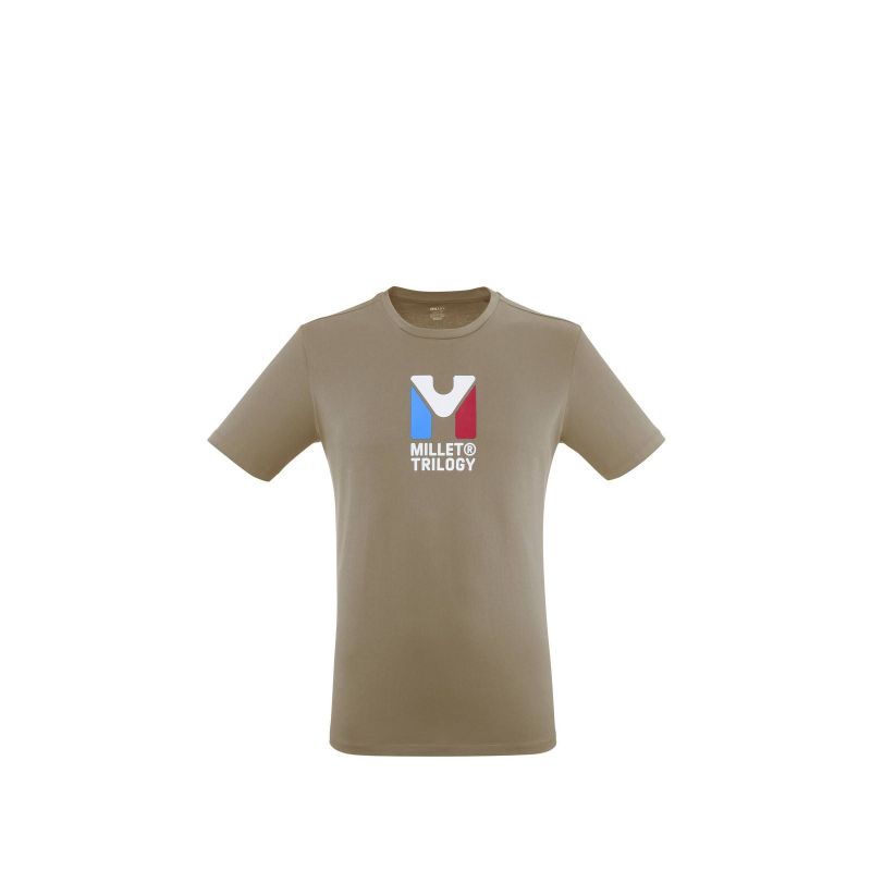 MILLET Chamonix Tri Ts Ss M beige men's t-shirt