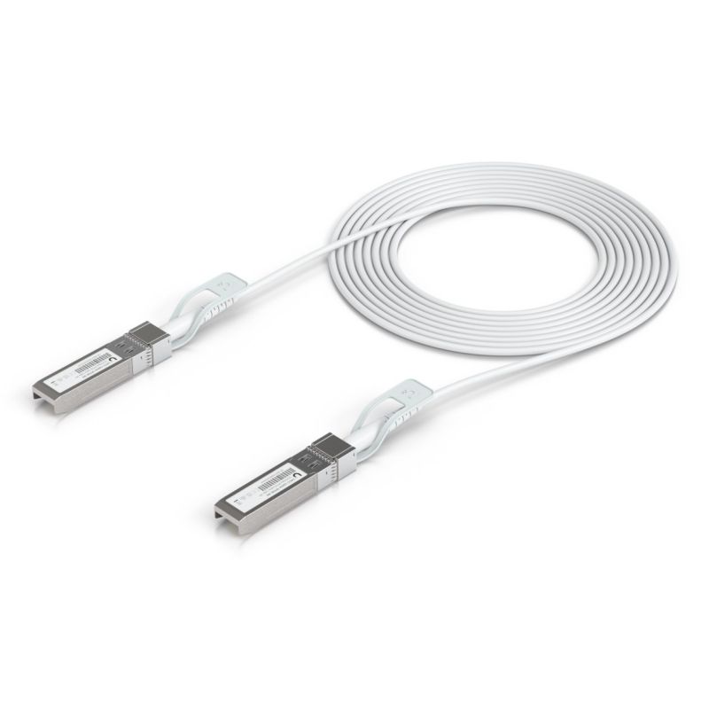 Ubiquiti UACC-Uplink-SFP28-3M InfiniBand/Fiber Optic DAC Cable White