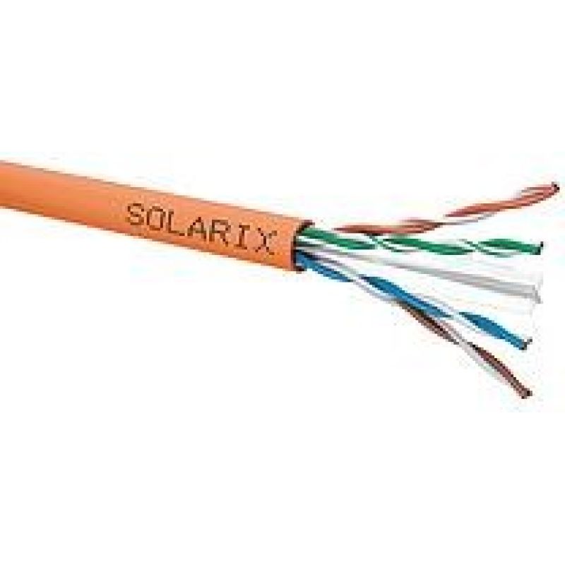 SOLARIX TWISTED PAIR CABLE CAT.6 U/UTP LSOHFR B2ca s1d1a1 spool 500M