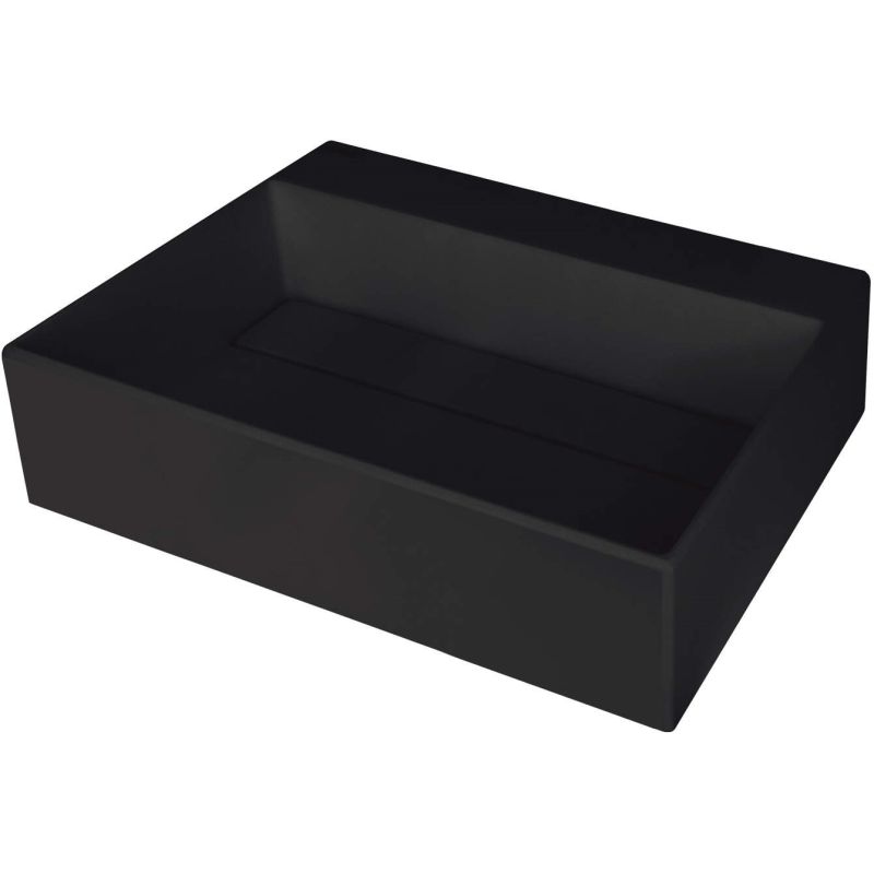 Granite countertop washbasin with space for a tap - with a cover