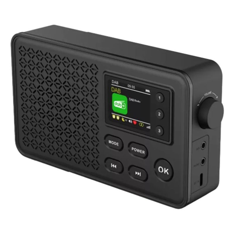 Denver DAB-57 Portable Radio, Black