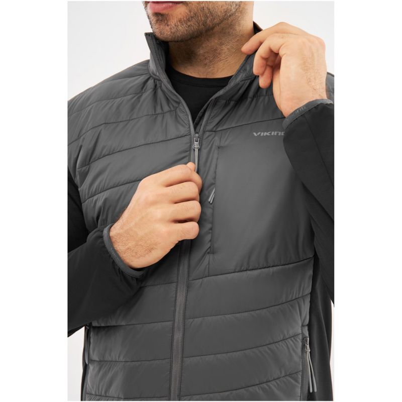 Primaloft men's jacket VIKING Zemu Man black gray L