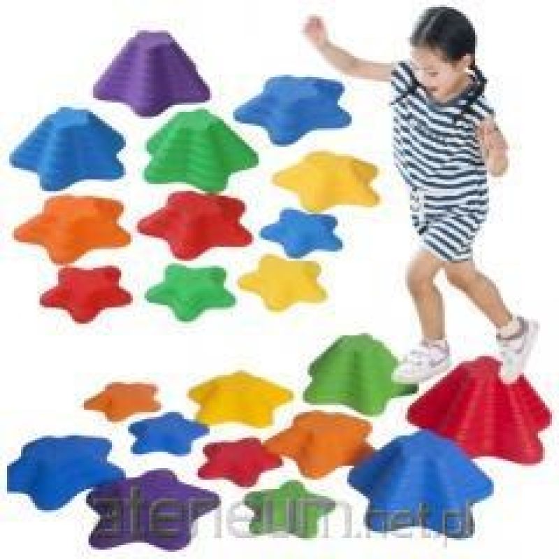 Sensory Path Stones in 3 Sizes, 6 Colorful Stones