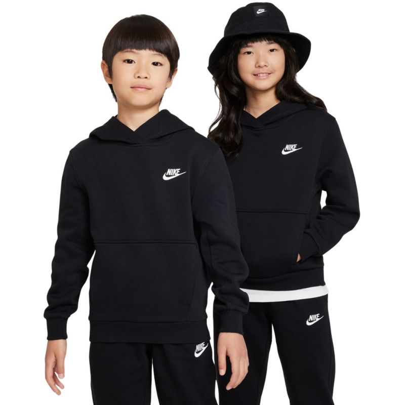Nike Sportswear Club Fleece Kids' Sweatshirt, Black, FD3000 010, S