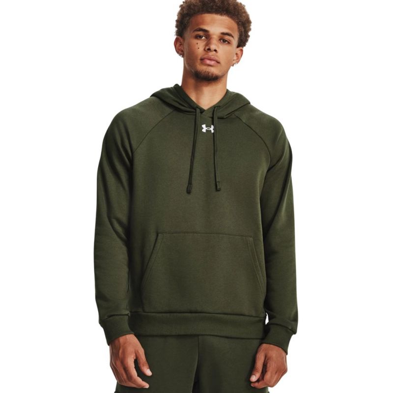 Men’s Under Armour Rival Fleece Hoodie olive 1379757 390 M