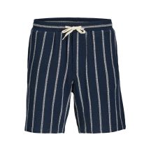 Jack&Jones Pantaloncini striped jpstjaiden coba stripe JOG shorts REG SN SKY captain/stripes