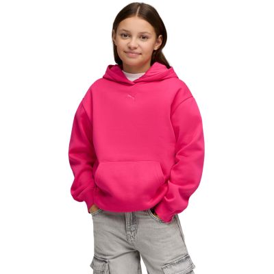 Puma Felpa con cappuccio ESS Centered Cat Logo Relaxed for Fuchsia