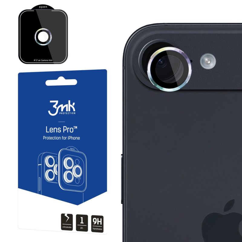 3mk Lens Protection Pro Tempered Glass for iPhone 17 Air - Multicolor