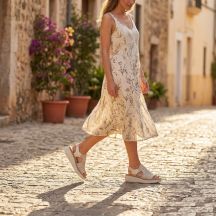 Rieker Sandali woven platform Rieker