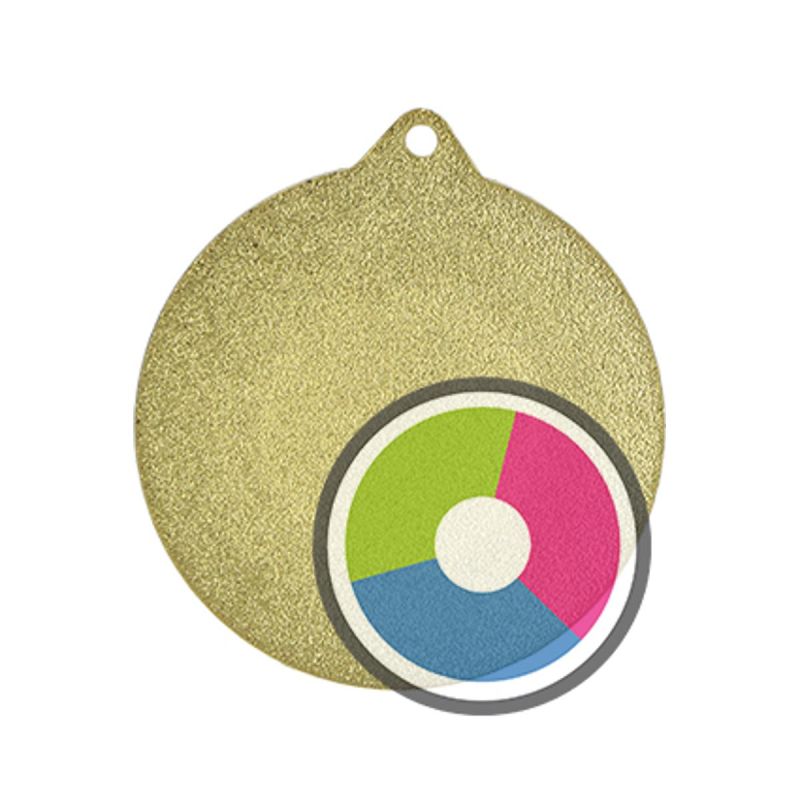 Medal with luxor jet print