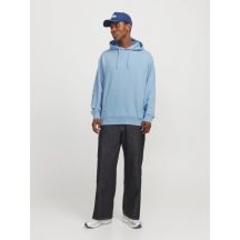 Jack&Jones Felpa con cappuccio jjestar basic sweat hood noos chambray