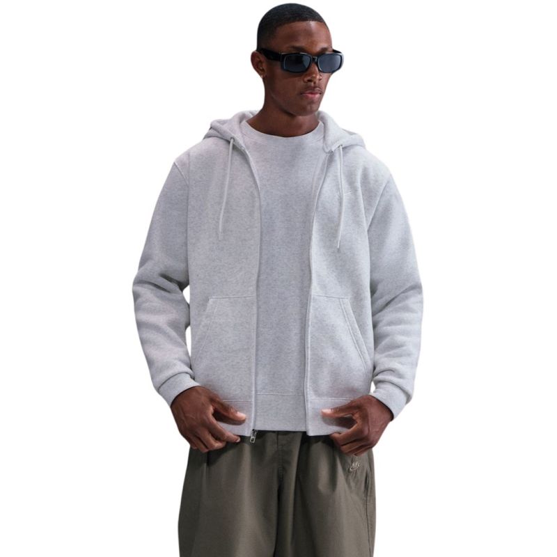 Nike Club BB FZ Hoodie Men's Gray FN3861 051 L