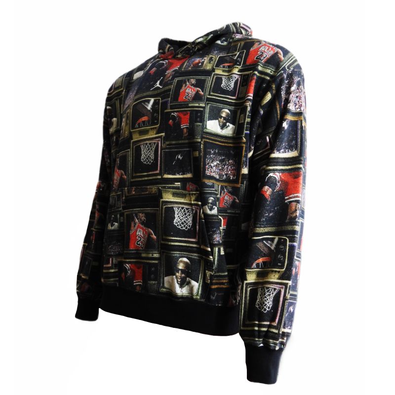 AIR Jordan Felpa con cappuccio Brooklyn Fleece Printed