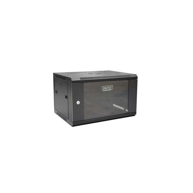 Digitus DN-W19 06U/450/B 6U Rack Wall-mounted Cabinet Black