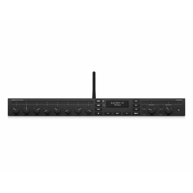 2 x 240W 4Ohm Lab Gruppen CPA2402 Mixing Amplifier with Bluetooth and USB Player