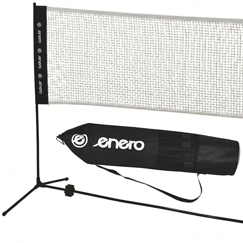 BADMINTON NET WITH FRAME 5 X 1.55 M WITH CARRY BAG ENERO