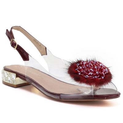 S.Barski Sandali Transparent Embellished