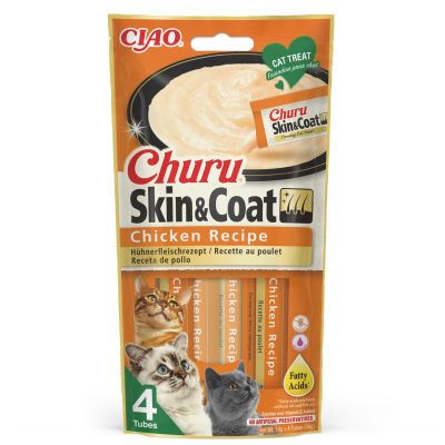 Inaba Cappotto Churu Skin& Chicken cat treat