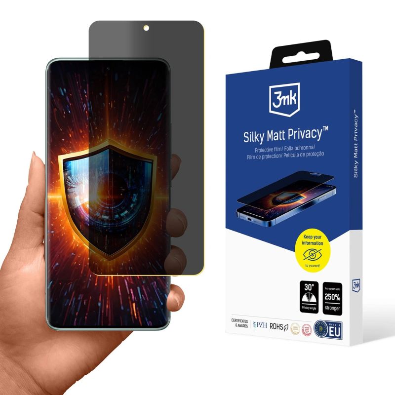 Privacy Film 3mk Silky Matt Privacy for Xiaomi Redmi Note 14 Pro+