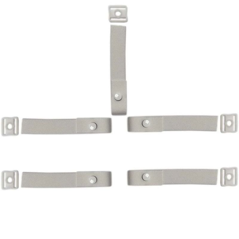 Goalkeeper mask occipital protector strap set