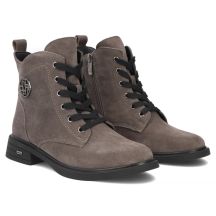 Filippo Stivali leather ankle suede Filippo